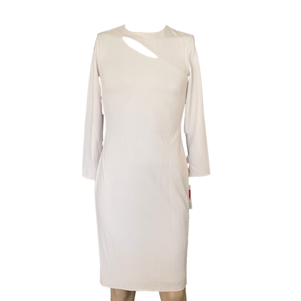 Maggie London nwt dress with front oval cutout.